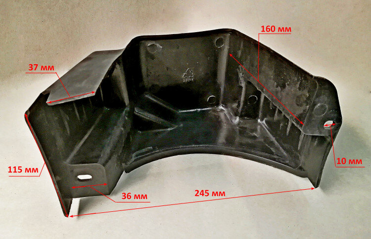 Кожух ременной передачи 61/66/757 для SGC4000 ZMD 61/66/757