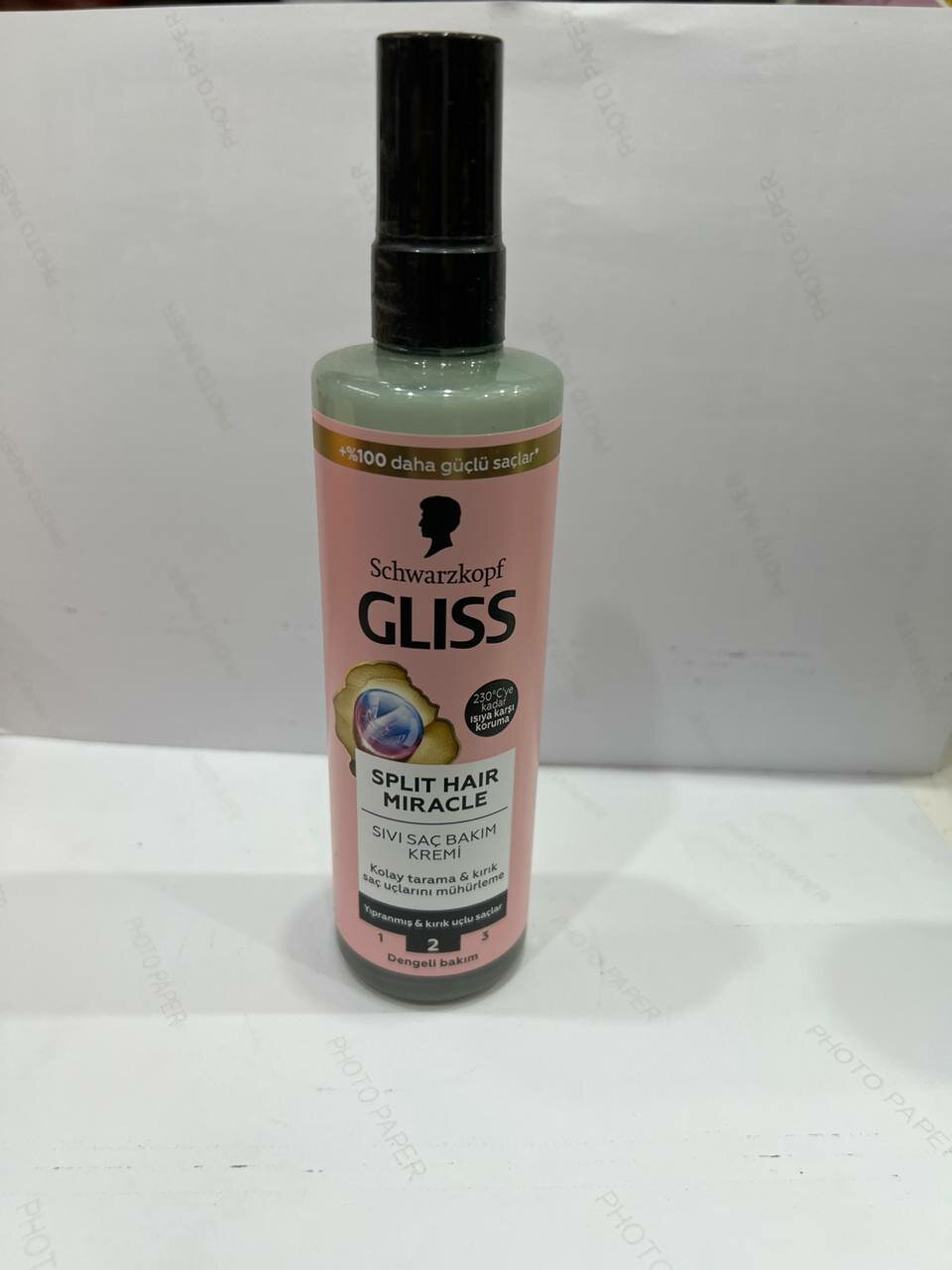 Спрей-кондиционер Schwarzkopf Gliss, для секущихся волос, 200мл