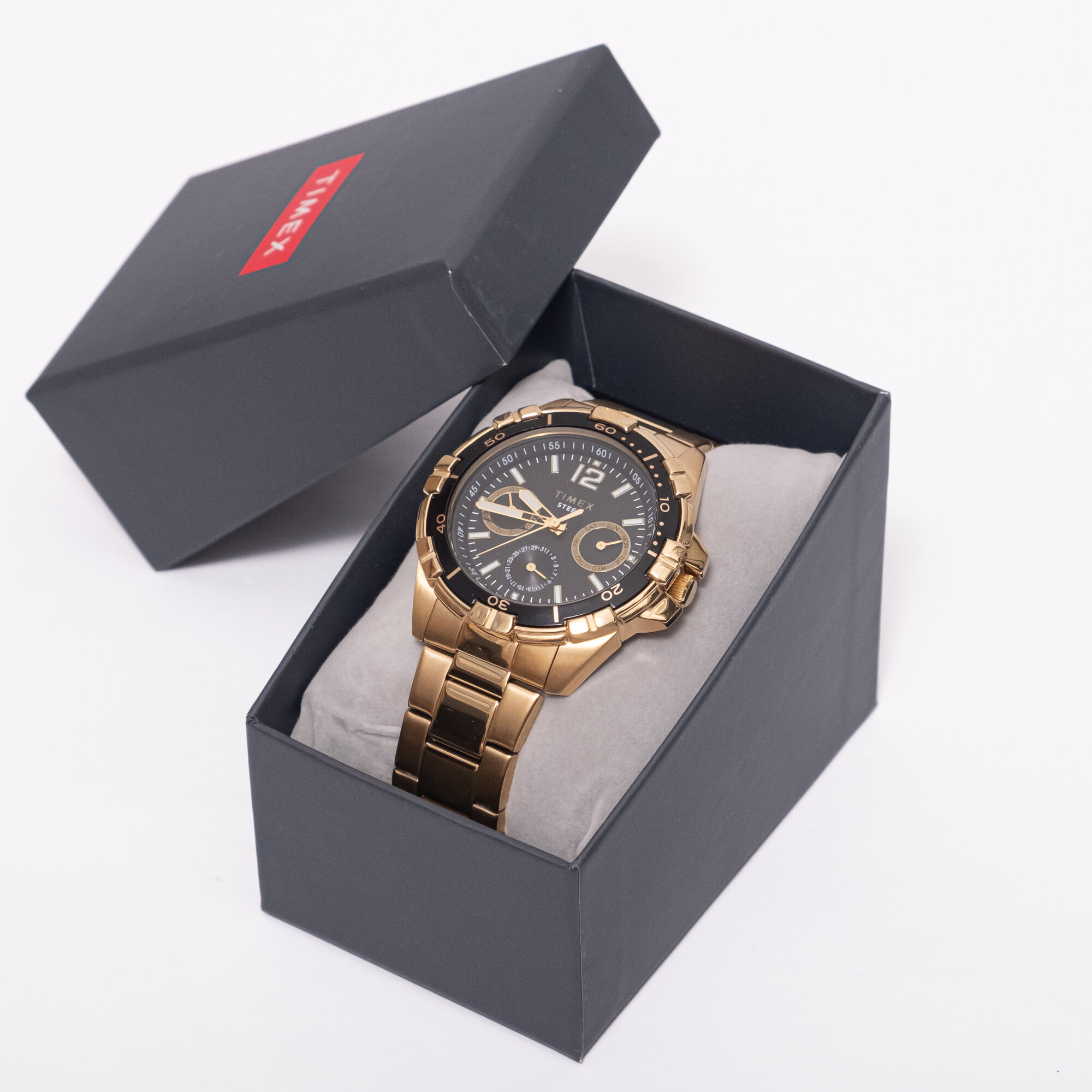 Наручные часы TIMEX Harborside, золотой/черный — фото 1
