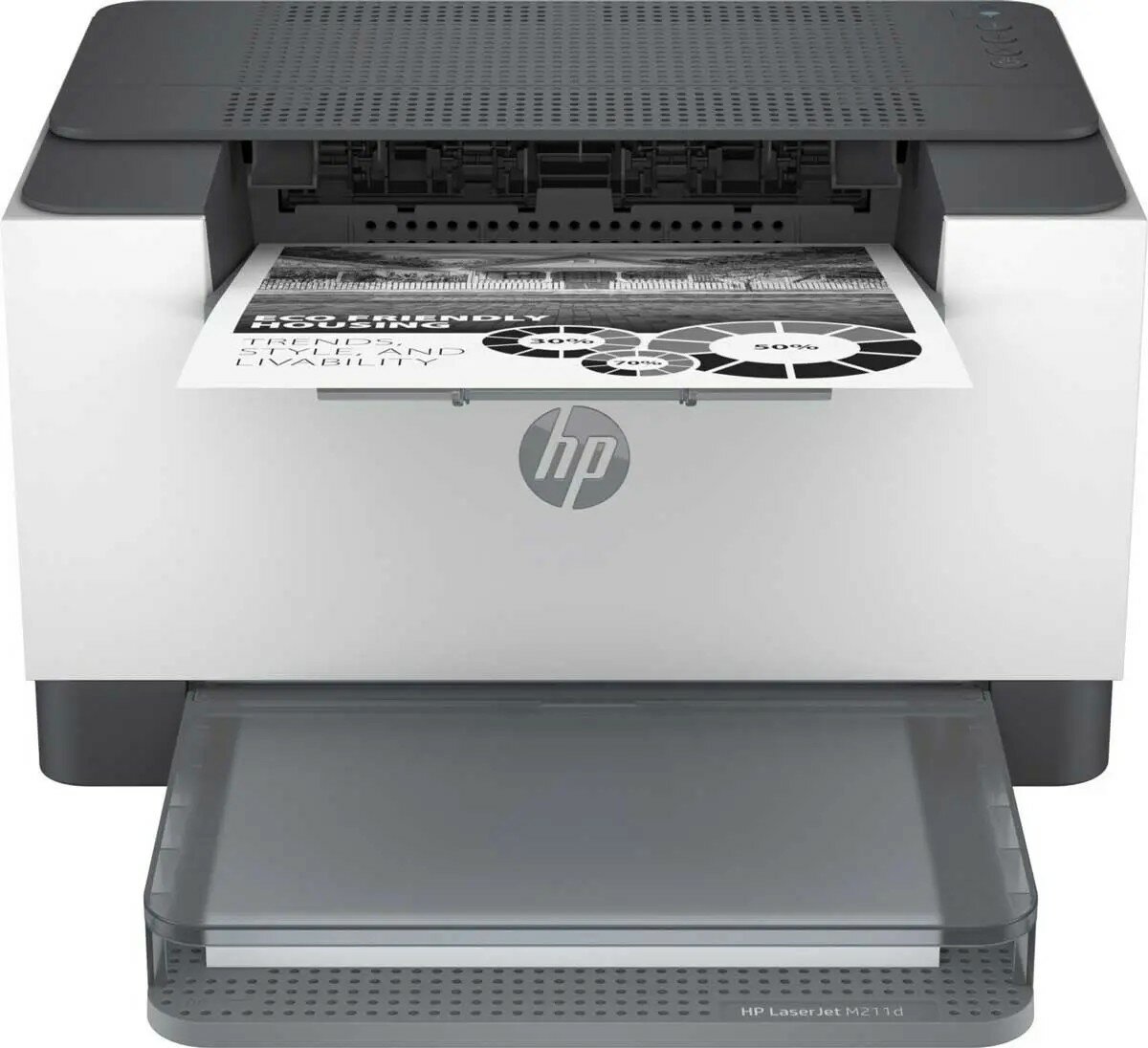 Лазерный принтер HP LaserJet M211d 9YF82A, черно-белый, А4, компактный
