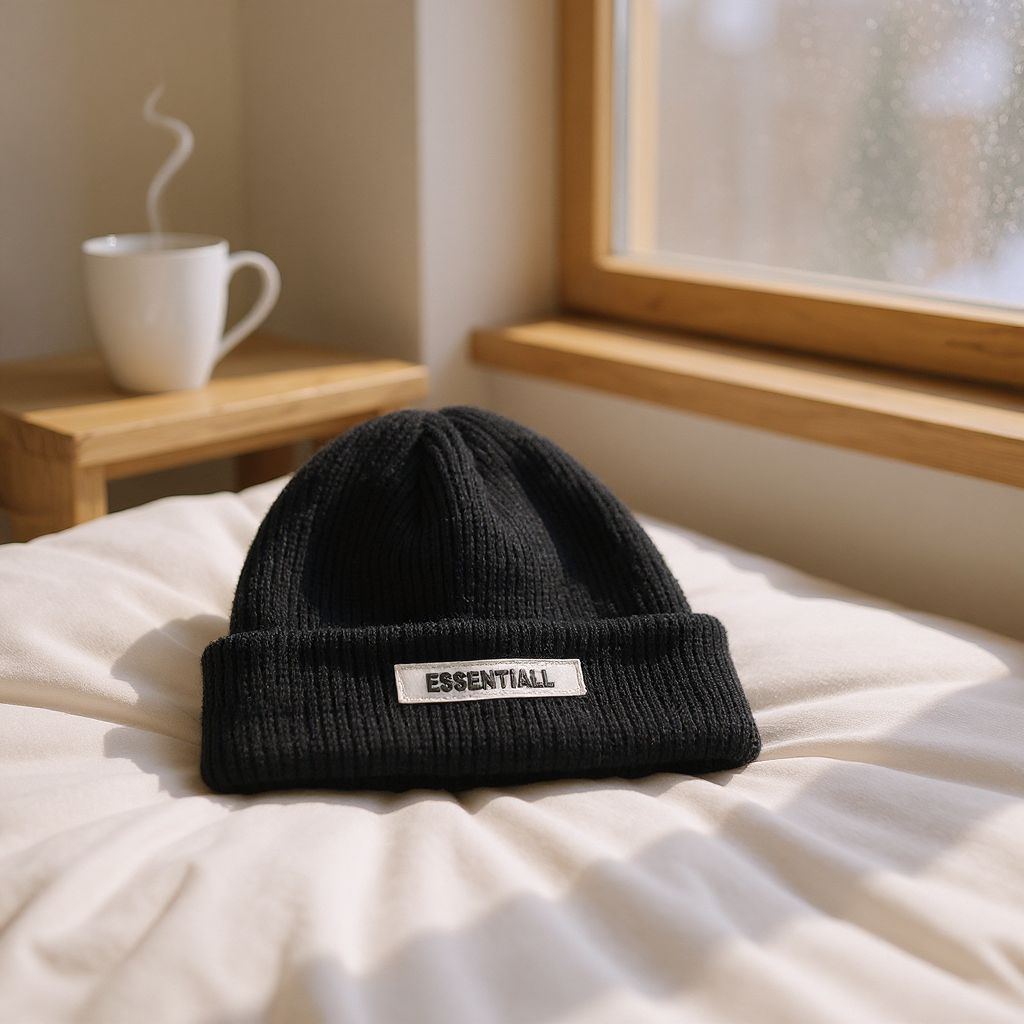 Шапка-бини для мужчин и женщин, размер 54-58, 110 черный