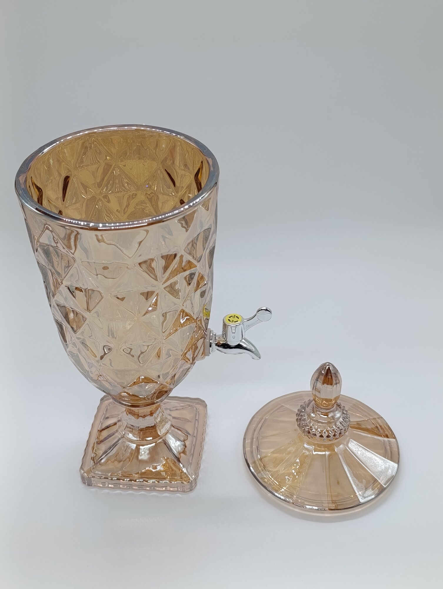 Хрустальный графин «Самовар» 3 литров – роскошный диспенсер для напитков — фото 1