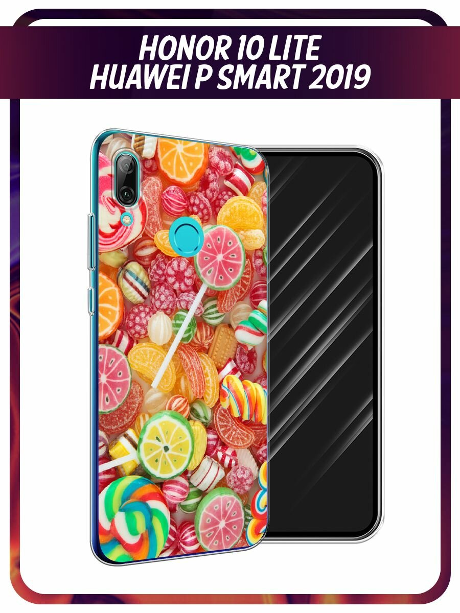 Чехол на Huawei P Smart 2019/Honor 10 Lite / Хуавей П Смарт 2019 с принтом Вкусняшки