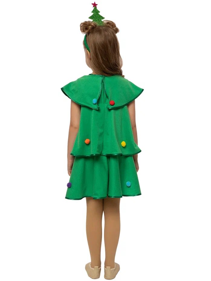 Детский карнавальный костюм Елочка на рост 86-92 (размер 24) — фото 1