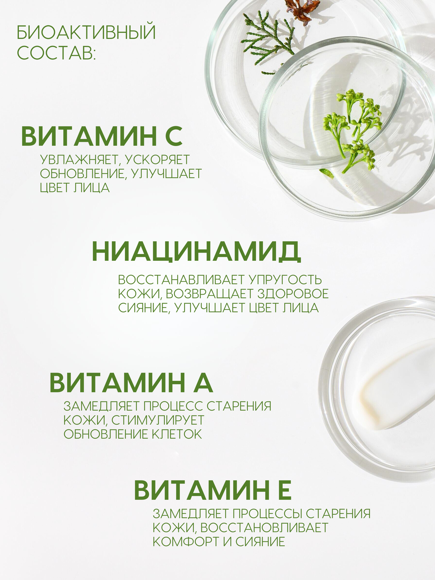 Premium Сыворотка увлажняющая для лица с ниацинамидом, 30 мл — фото 1