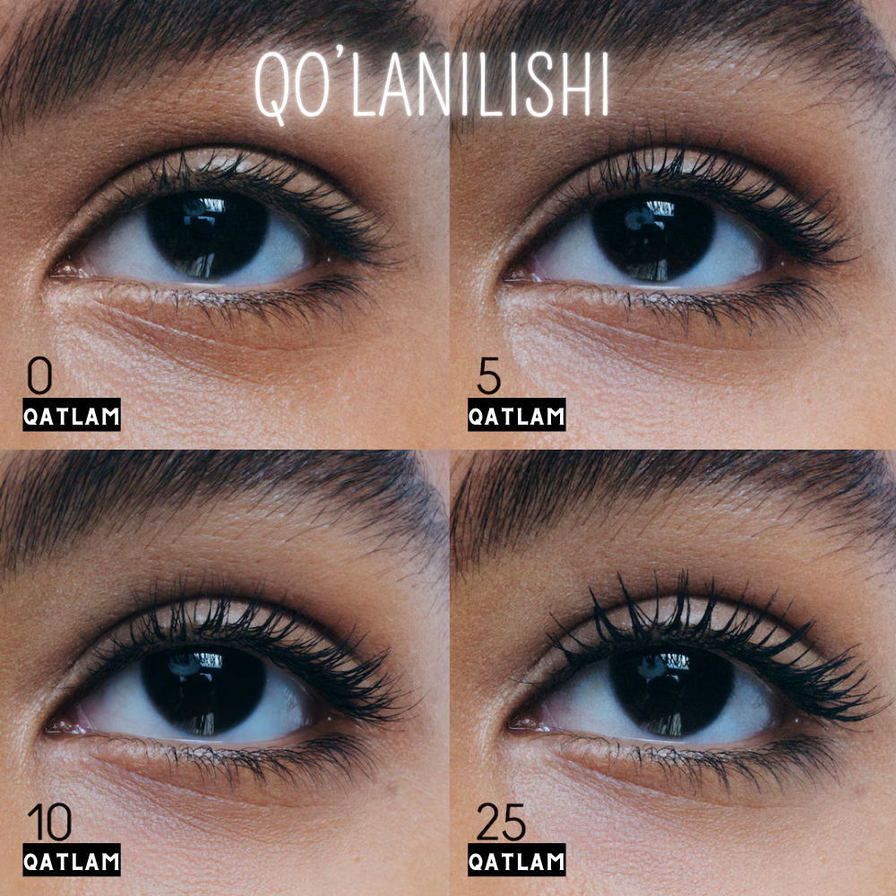 Тушь для ресниц MAC Stack Mega Brush, водостойкая, кремовая, черная, гипоаллергенная, 12мл — фото 1