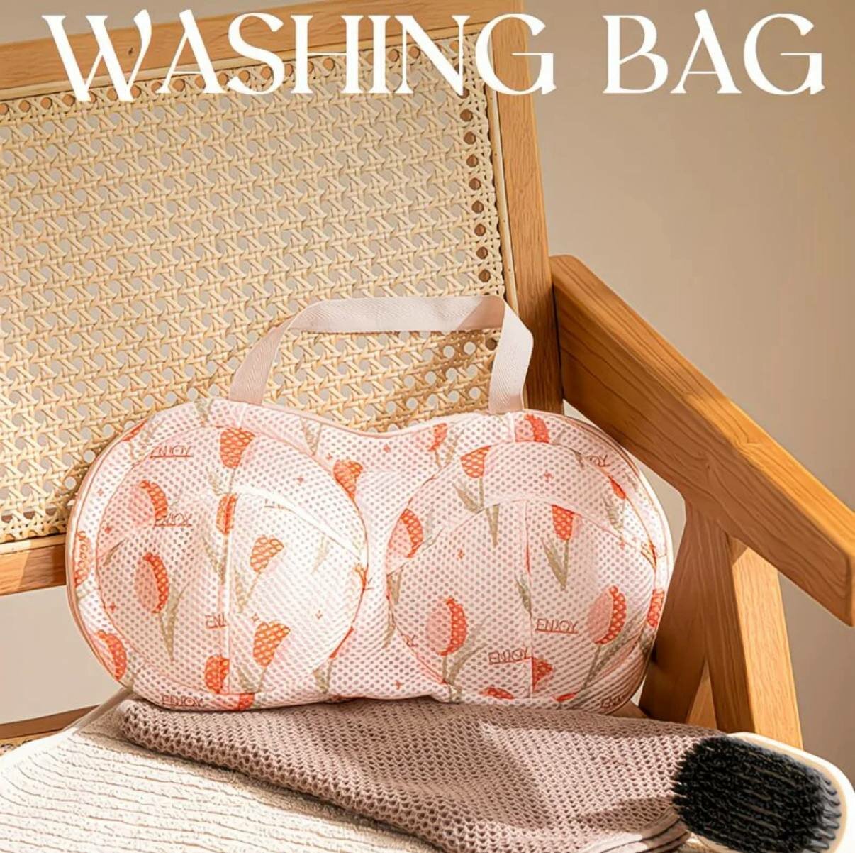 Мешок для стирки бюстгалтера, для стирки на стиральной машинке. Ваш бюстгалтер не теряет свою форму, очень качественный