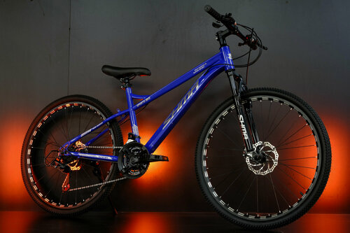 Изображение товара Велосипед горный SHMA MTB 26 синий под рост 155-170 см, 21 скорость