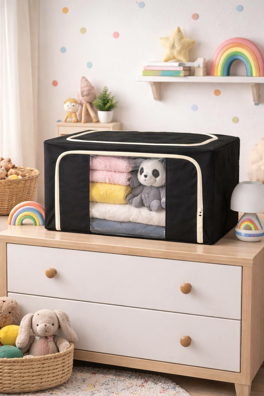 Тканевый органайзер для хранения одежды Практичный и вместительный