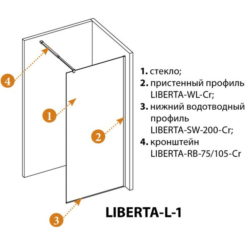 Душевая перегородка Cezares - фото №5