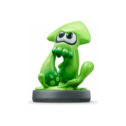 фото Amiibo: интерактивная фигурка инклинг-кальмар (неоново зеленый) (inkling squid neon green) (splatoon collection)
