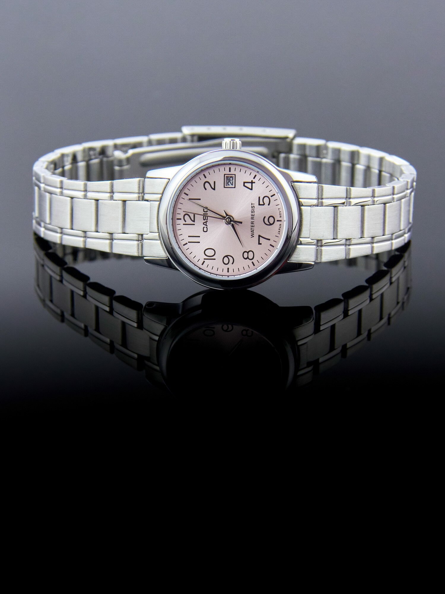 Наручные часы CASIO Классика, хром — фото 1