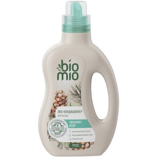 Кондиционер-ополаскиватель для белья Biomio BIO-SOFT эвкалип-кедр 800 мл