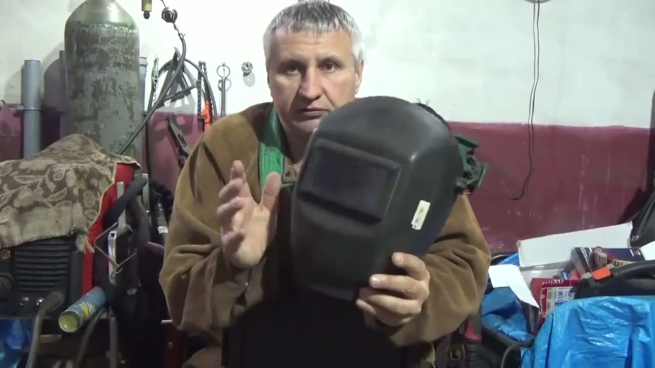 Маска сварочная с креплением на каску, модель Щ6, Буревестник — фото 1