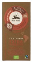 Шоколад Alce Nero горький с дроблеными зернами какао, 100 г