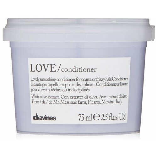 Davines Love smoothing conditioner кондиционер для разглаживания завитка 75 мл