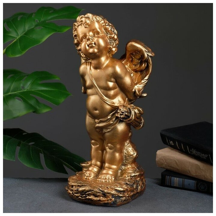 Хорошие сувениры Фигура "Ангел Амур" бронза 17х16х40см
