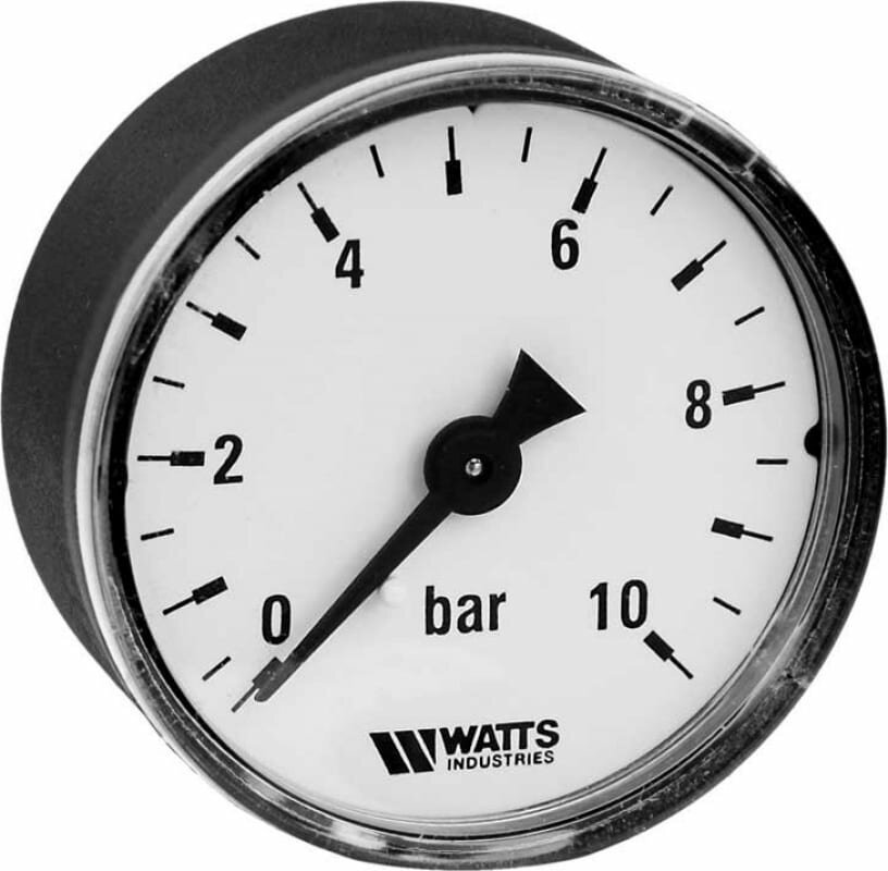 Watts Манометр аксиальный WATTS F+R100 (MAL) - 1/4" (D-50 мм шкала 0-16 бар)