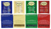 Чай Twinings Holiday herbal tea variety pack Special edition в пакетиках набор их 4 коробок, 80 шт.