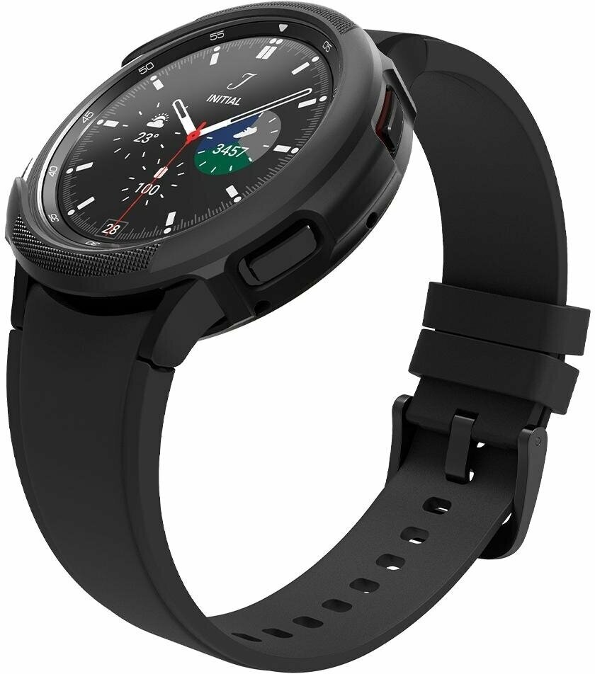 Чехол SPIGEN для Galaxy Watch 4 Classic (42mm) - Liquid Air - Черный - ACS03141