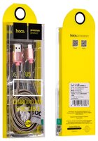 Кабель Hoco U5 Full metal USB - Lightning 1.2 м серебряный