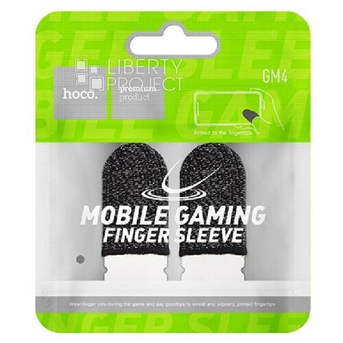 Игровые напальчники HOCO GM4 Phantom Superconducting Fiber Mobile Game Finger Cots silver Fiber 21100₽