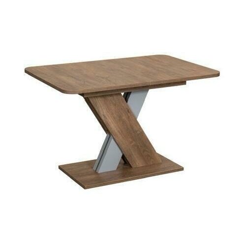 Стол обеденный ZORRO, Дуб Канзас/Алюминий