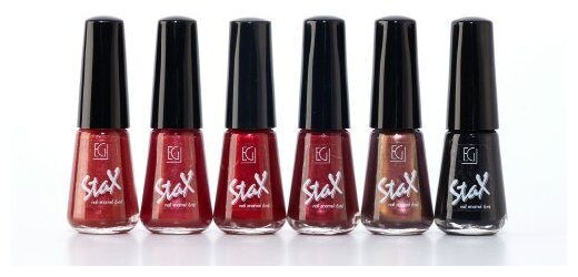 Stax Набор лаков для ногтей 13 Nail enamel, 6 шт. по 6 мл,