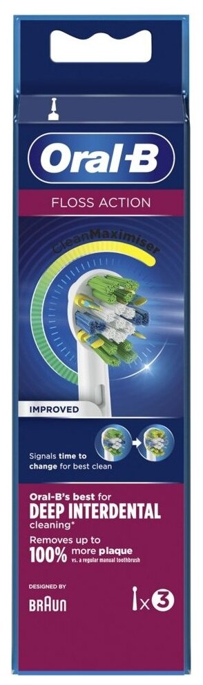 Насадки Braun Oral-B Floss Action (3 шт) - фотография № 4