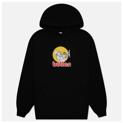 фото Мужская толстовка butter goods brass hoodie чёрный , размер m
