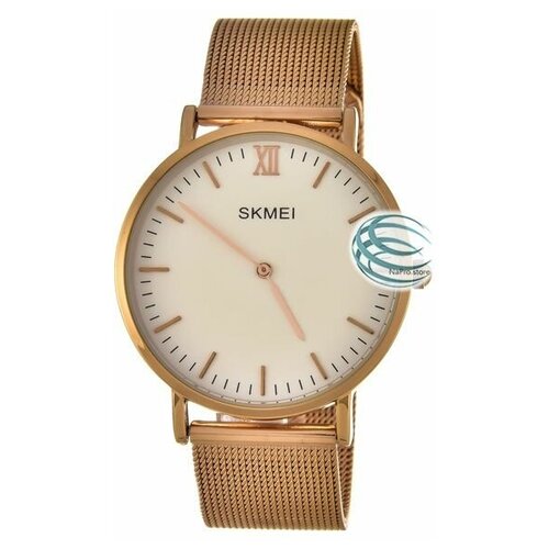 Skmei 1181SRG rose gold cfse mesh band 319200₽