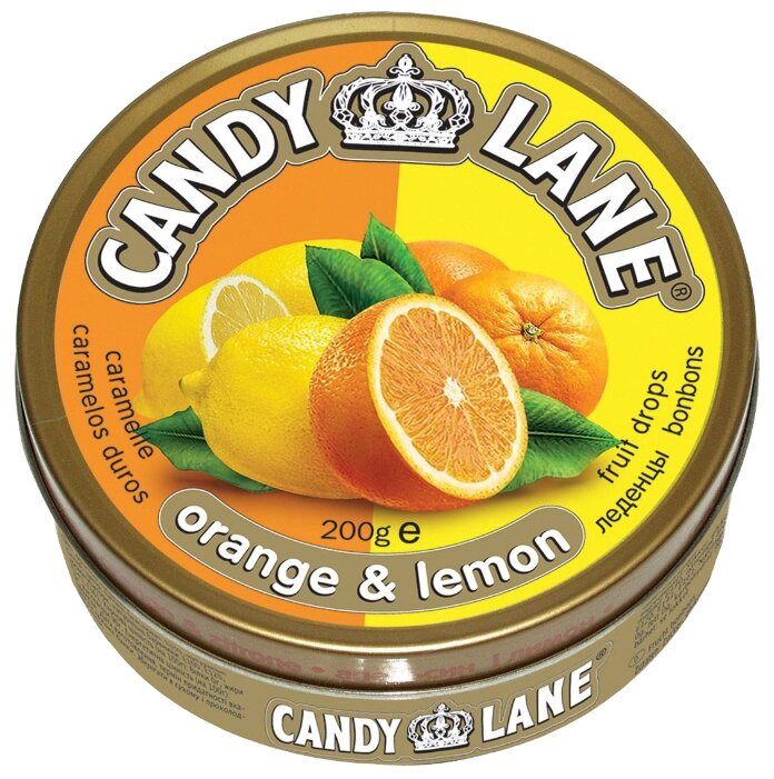 Леденцы Candy lane апельсин и лимон 200 г