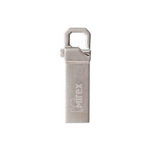 Флешка Mirex CRAB 16 ГБ, 1 шт., стальной флешка mirex bottle opener 4 гб 1 шт стальной