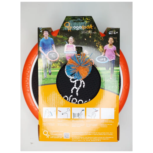 Огоспорт OgoSport игровой набор Мультидиск Бадминтон+Фрисби, ручной батут для игры с мячиком