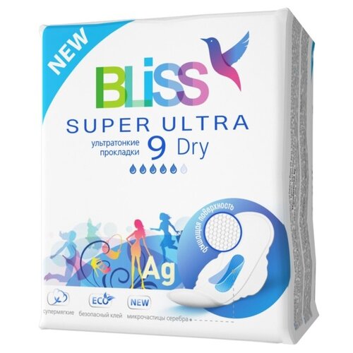 фото Bliss прокладки Super Ultra Dry 9 шт.