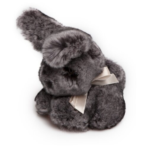 фото Мягкая игрушка onlyfur кролик тоша белый, 15 см, серый