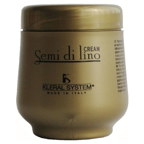 Kleral System Semi Di Lino Крем-маска для волос и кожи головы с экстрактом льна HAIR CREAM, 1000 мл