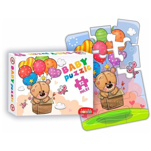 Пазлы Baby Puzzle Мишка и воздушные шары дрофа baby puzzle мишка и воздушные шары арт 3844