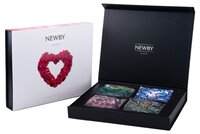 Чай Newby From the heart ассорти в пирамидках подарочный набор, 20 шт.