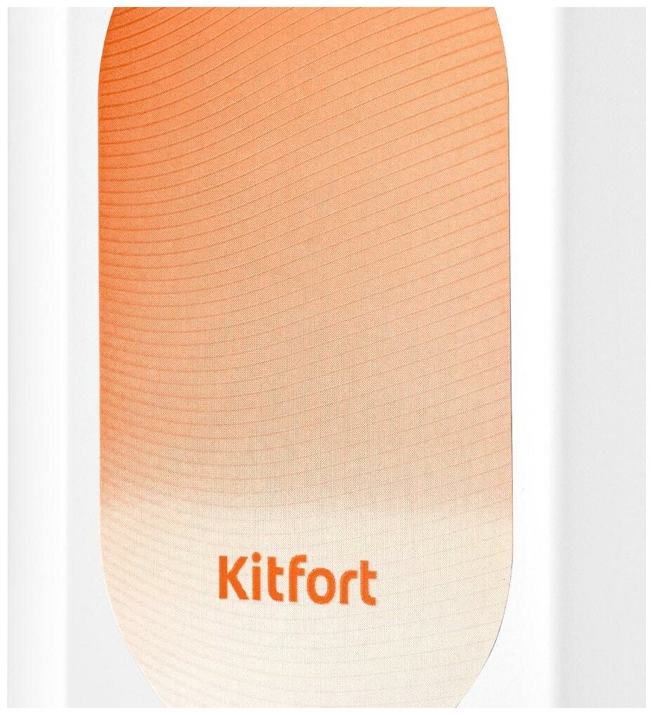 Беспроводной мини-вентилятор Kitfort КТ-406-3 бело-оранжевый - фотография № 10
