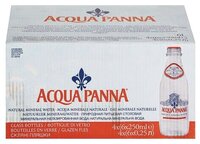 Минеральная вода Acqua Panna негазированная, стекло, 0.25 л