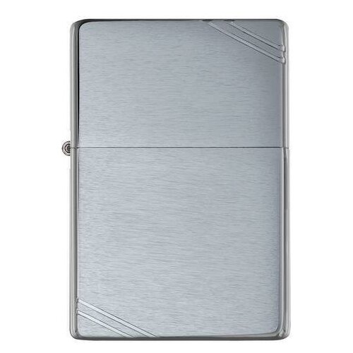 Зажигалка ZIPPO Vintage Series 1937, с покрытием High Polish Chrome, серебристая, 38x13x57 мм оригинальная бензиновая зажигалка zippo 240 vintage™ series 1937 с покрытием brushed brass