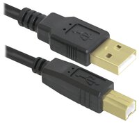 Кабель Defender USB - USB (USB04-06PRO) 1.8 м черный