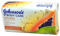 Мыло кусковое Johnson's Body Care Vita-Rich Смягчающее с экстрактом папайи 125 г