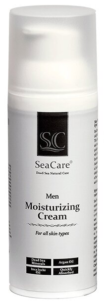 SeaCare Омолаживающий крем для лица мужской с минералами Мёртвого Моря и натуральными маслами Moisturizing Cream