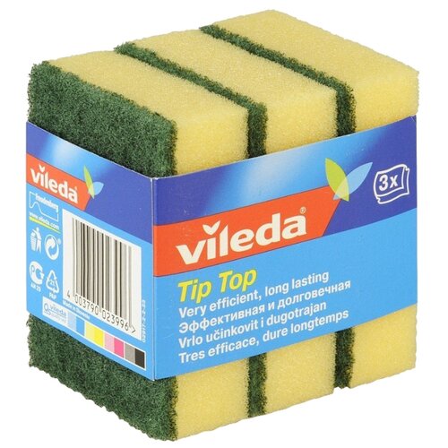 фото Губка для посуды vileda tip-top