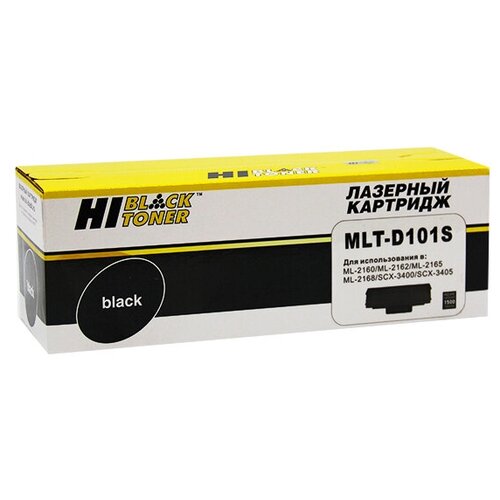 Hi-Black MLT-D101S Картридж для ML2160 2162 2165 2166W SCX3400 3406W (1500 стр.) картридж hi black для samsung mlt d101s ml 2160 2162 2165 2166w scx3400 3406w 1500стр