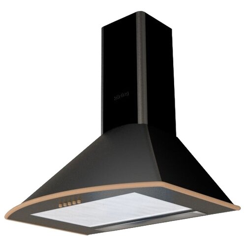 Купольная вытяжка Korting KHC 6535 RN цвет корпуса черный цвет окантовкипанели коричневый 50000000₽