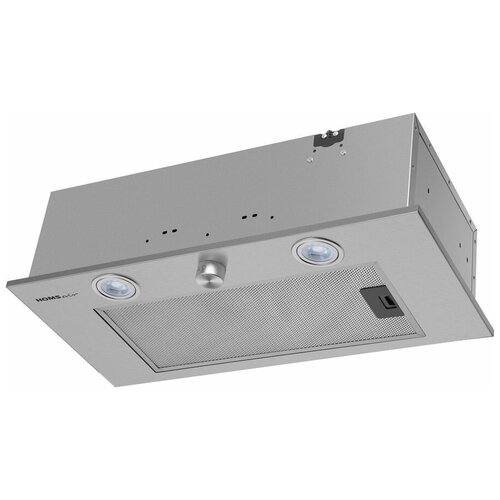 Вытяжка HOMSair Camelia Power 60RD Inox полновстраиваемая механическое управление 3 скорости 850 м3ч до 20 м2 LED-освещение 60 см нержавеющая сталь 728900₽
