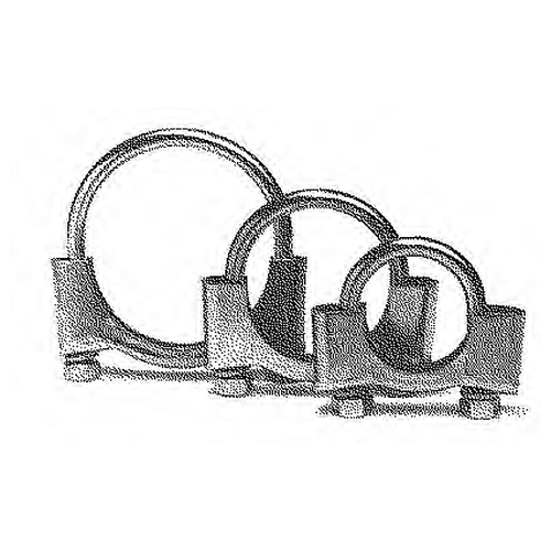 BOSAL 250-952 (1506043 / 1506054 / 1745216160) хомут глушителя\ citroen, fiat, ford, lancia, nissan, renault, saab, skoda, Volvo (Вольво)